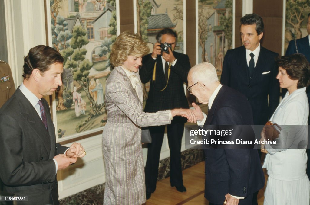 Charles And Diana In Rome