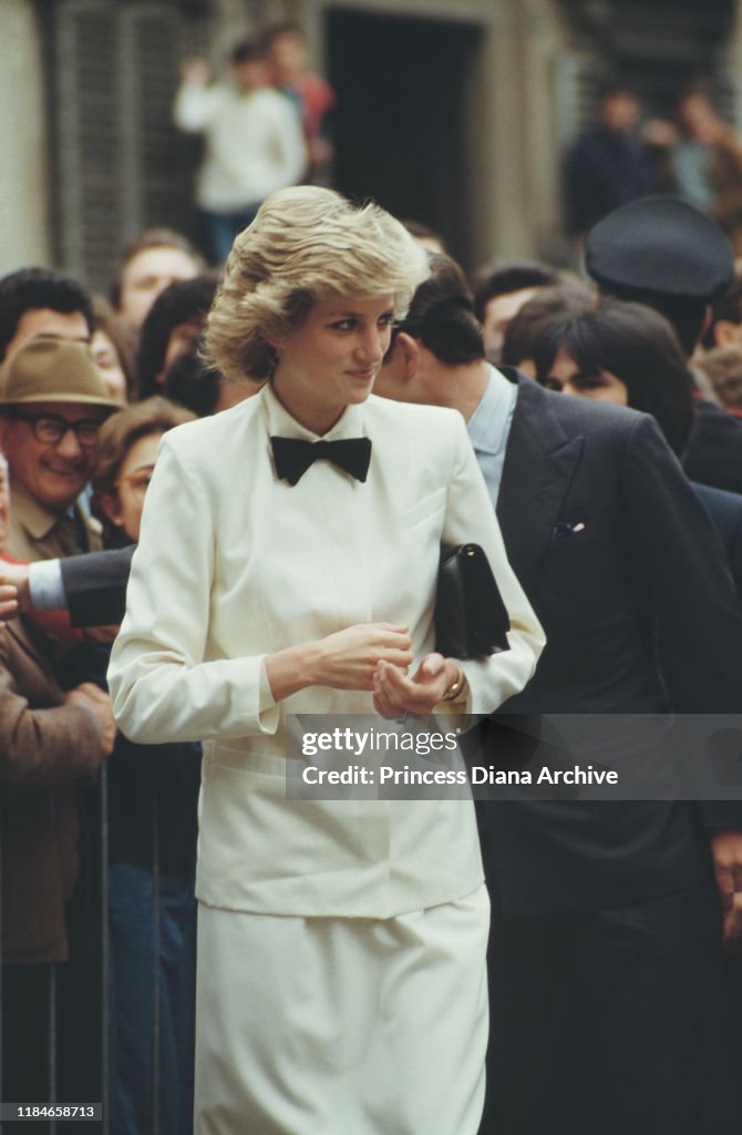Charles And Diana In Florence