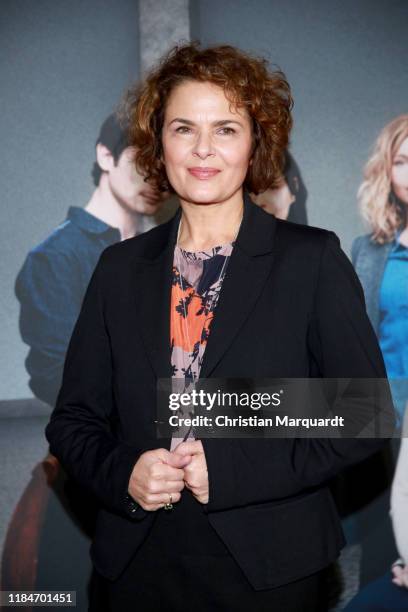Barbara Auer attends the premiere of the movie "Der Preis der Freiheit" at Stasi Zentrale on October 31, 2019 in Berlin, Germany.
