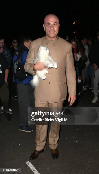 David Walliams seen attending Jonathan Ross's Halloween party on October 31, 2019 in London, England.