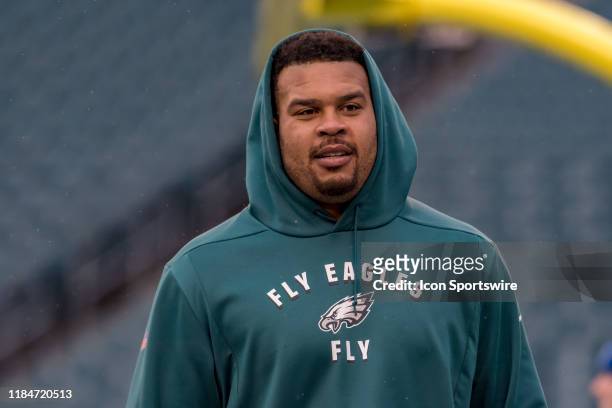 Philadelphia Eagles offensive guard Brandon Brooks is pictured during the National Football League game between the Seattle Seahawks and Philadelphia...