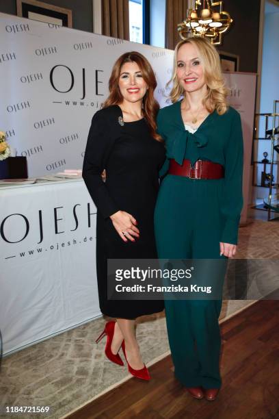 Sedef Ayguen and Anne Meyer-Minnemann during the Titanic Hotel and DKMS Life Christmas Charity Ladies Lunch on November 25, 2019 in Berlin, Germany.