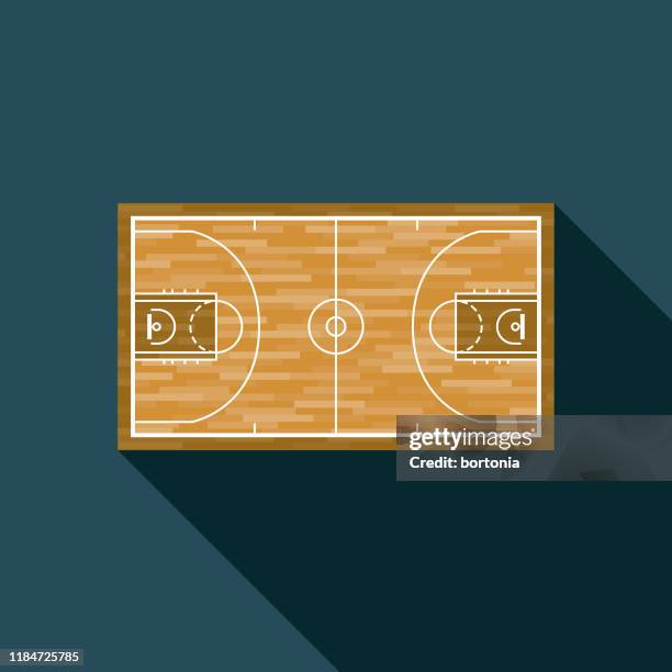 ilustraciones, imágenes clip art, dibujos animados e iconos de stock de icono de la cancha de baloncesto cubierta - cancha de baloncesto