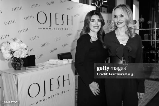 Sedef Ayguen and Anne Meyer-Minnemann during the Titanic Hotel and DKMS Life Christmas Charity Ladies Lunch on November 25, 2019 in Berlin, Germany.