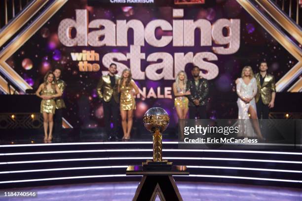 Finale" - It all comes down to this as four celebrity and pro-dancer couples return to the ballroom to compete and win the Mirrorball trophy on the...