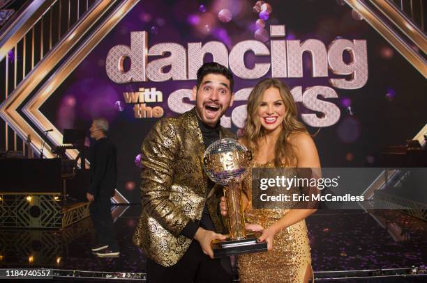 Finale" - It all comes down to this as four celebrity and pro-dancer couples return to the ballroom to compete and win the Mirrorball trophy on the...