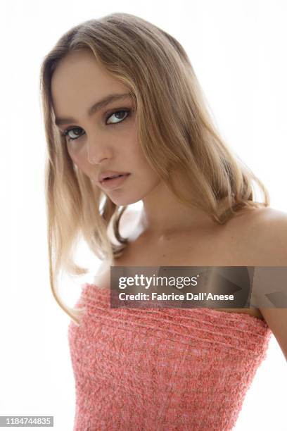 Actress Lily-Rose Depp poses for a portrait on September 2, 2019 in Venice, Italy.