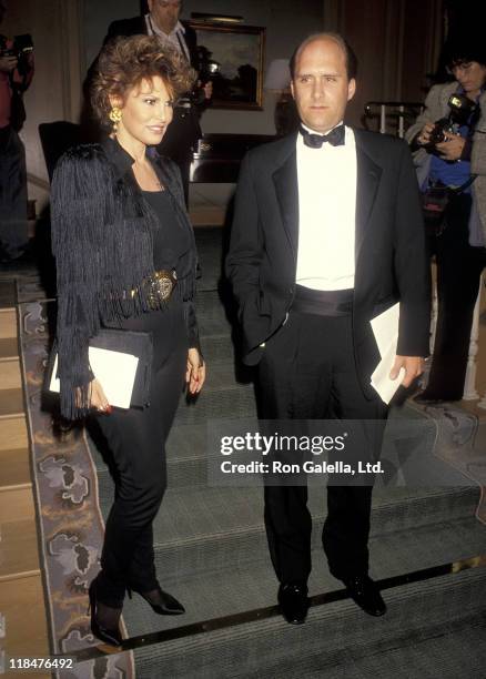 Actress Raquel Welch attends the Venice Family Clinic's Silver Circle Gala to Honor Dudley Moore on February 2, 1991 at the Ritz-Carlton Hotel in...