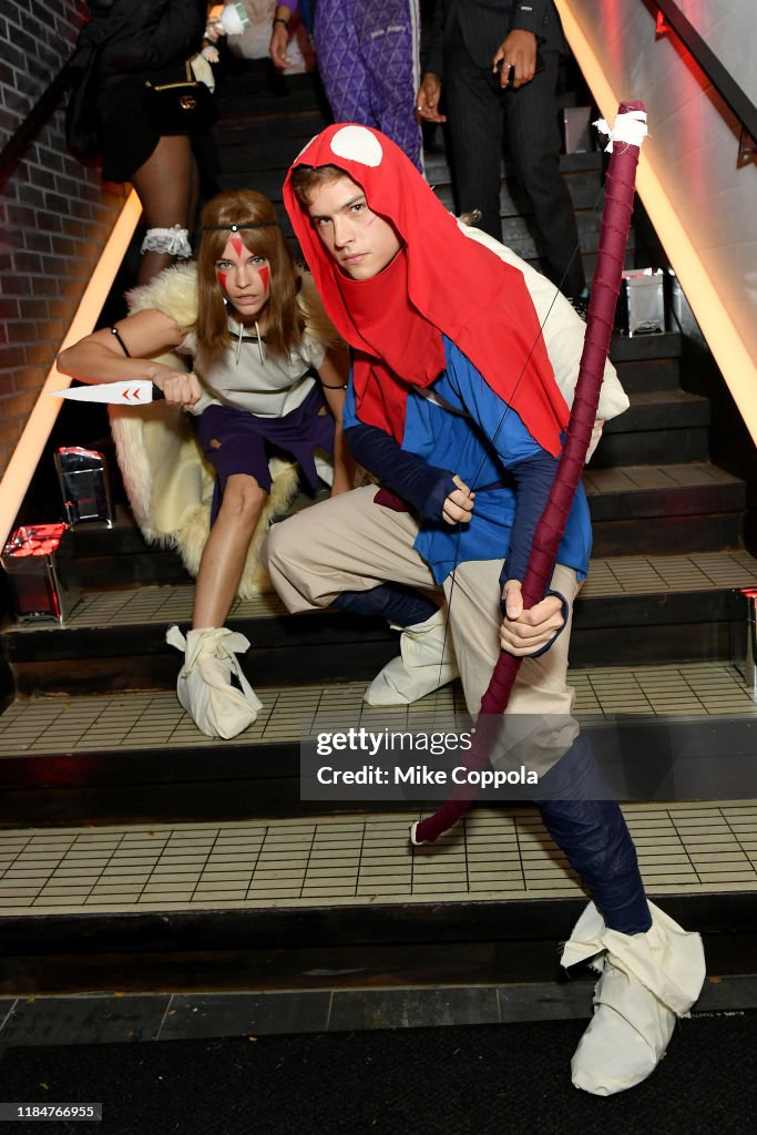 Barbara Palvin and Dylan Sprouse attend Heidi Klum's 20th Annual