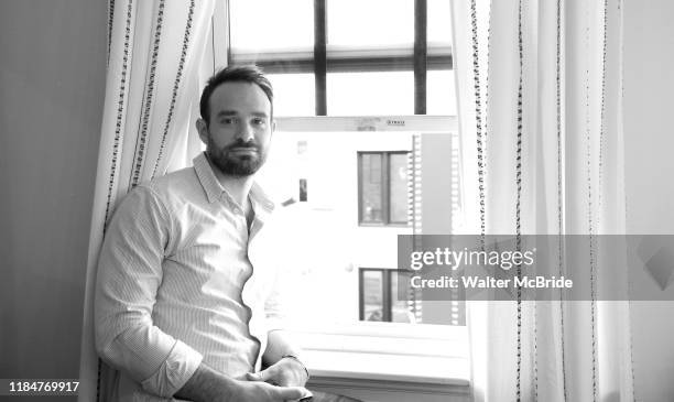 Charlie Cox during his Broadway Debut Photo Shoot at the Bernard B. Jacobs Theatre on November 26, 2019 in New York City.