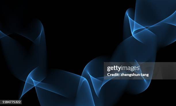 abstract blue curved lines - geometric border stock pictures, royalty-free photos & images