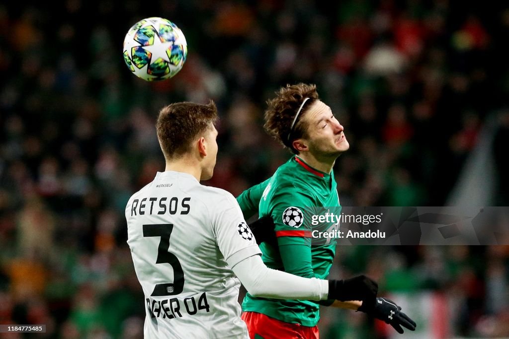 Lokomotiv Moscow vs Bayer Leverkusen - UEFA Champions League