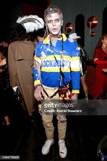 Antoni Parowski celebrates Halloween at The Garden of Good and Evil hosted by Ketel One Vodka and The Fleur Room on October 31, 2019 in New York City.