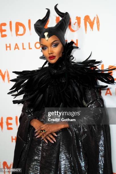 Halima Aden attends Heidi Klum's 20th Annual Halloween Party at Cathédrale on October 31, 2019 in New York City.