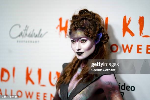 Grace Elizabeth attends Heidi Klum's 20th Annual Halloween Party at Cathédrale on October 31, 2019 in New York City.