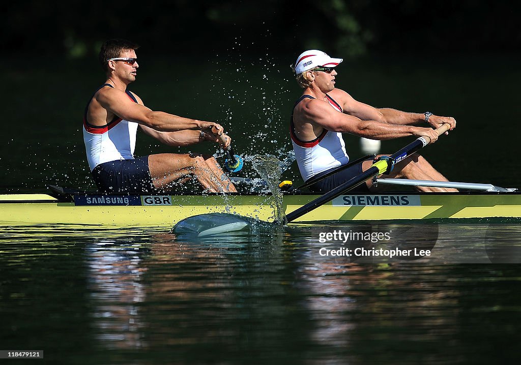 Pete Reed Rowing Pete Reed and Andrew Triggs Hodge of Great Britain in the Men's Pair ...