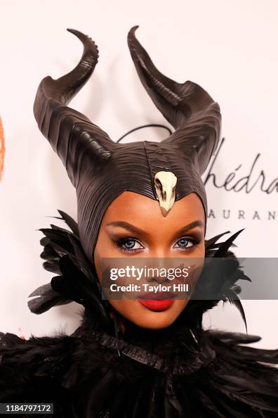 Halima Aden attends Heidi Klum's Annual Hallowe'en Party at... News