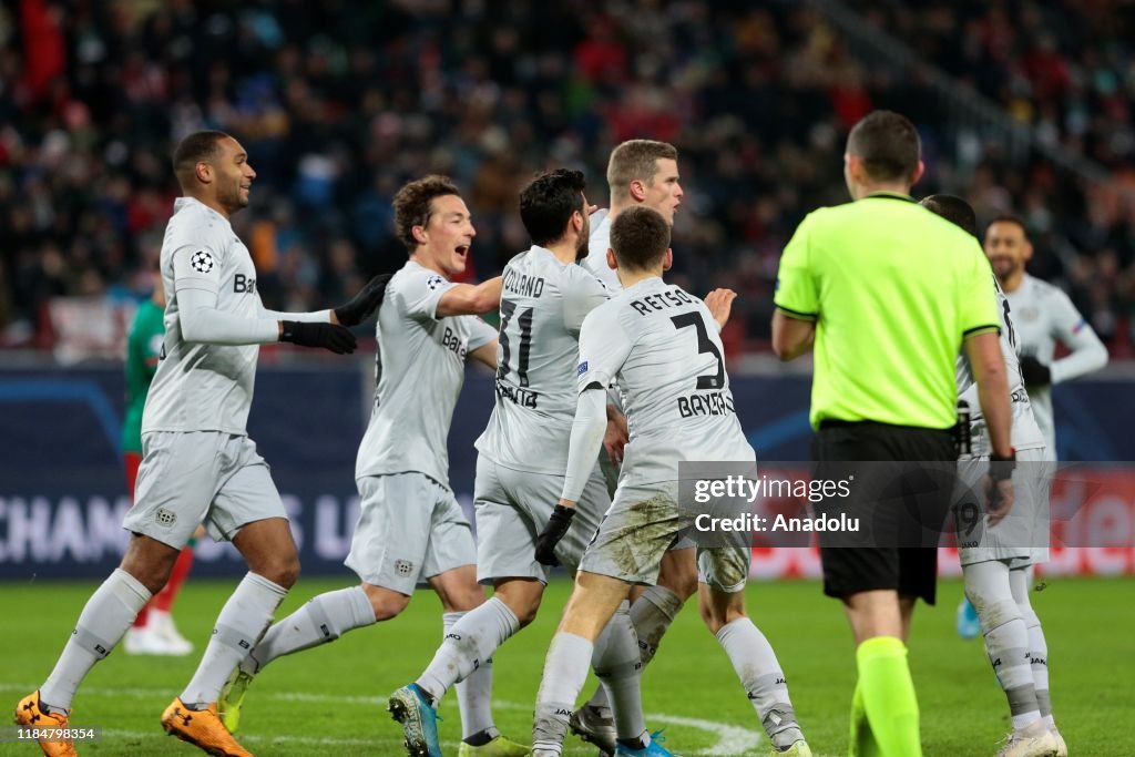 Lokomotiv Moscow vs Bayer Leverkusen - UEFA Champions League