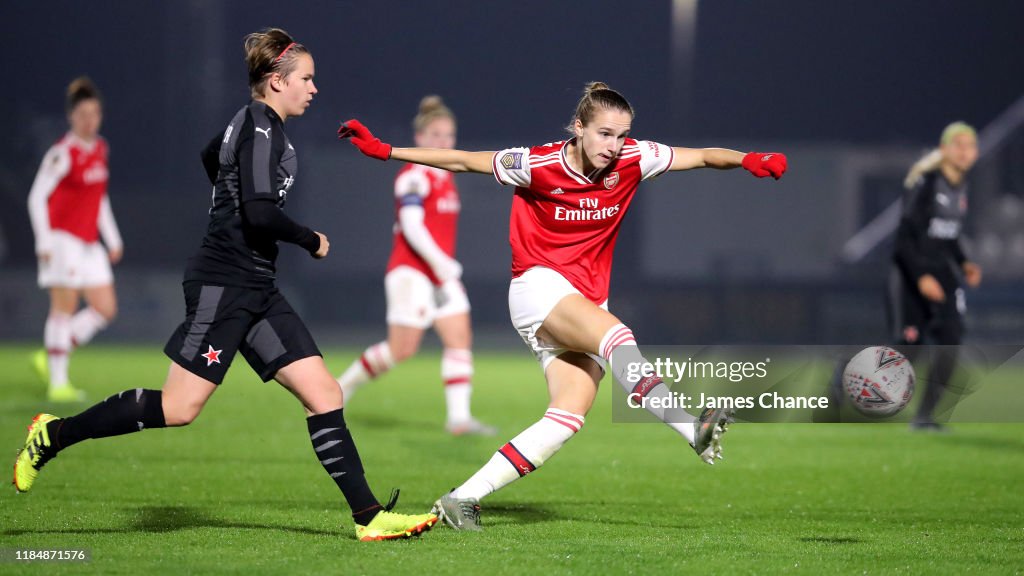 Arsenal Women v SK Slavia Praha - UEFA Women's Champions League Round of 16: Second Leg