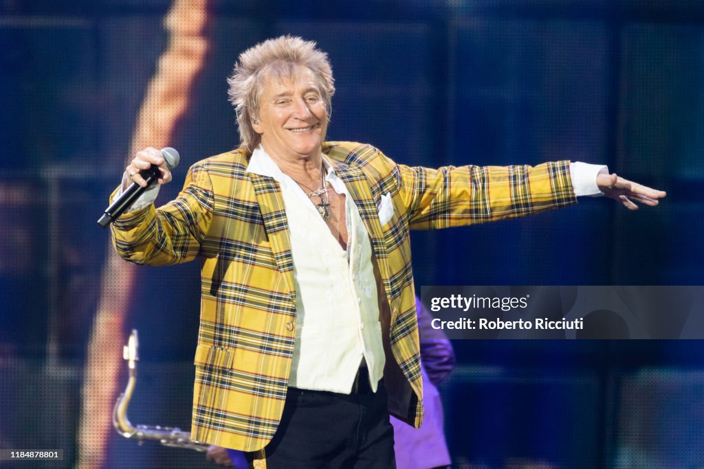 Rod Stewart Performs At The SSE Hydro, Glasgow