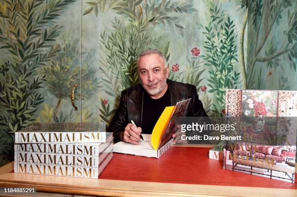 Sig Bergamin attends the book signing cocktail party celebrating Brazilian designer, Sig Bergamin, hosted by De Gournay and Assouline, on November...