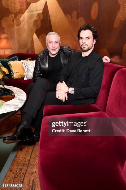 Sig Bergamin and Murilo Lomas attend the book signing cocktail party celebrating Brazilian designer, Sig Bergamin, hosted by De Gournay and...