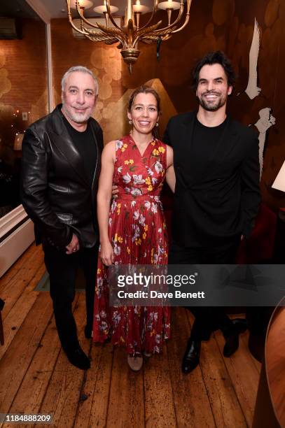 Sig Bergamin, Rachel Cecil Gurney and Murilo Lomas attend the book signing cocktail party celebrating Brazilian designer, Sig Bergamin, hosted by De...