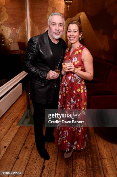 Sig Bergamin and Rachel Cecil Gurney attend the book signing cocktail party celebrating Brazilian designer, Sig Bergamin, hosted by De Gournay and...
