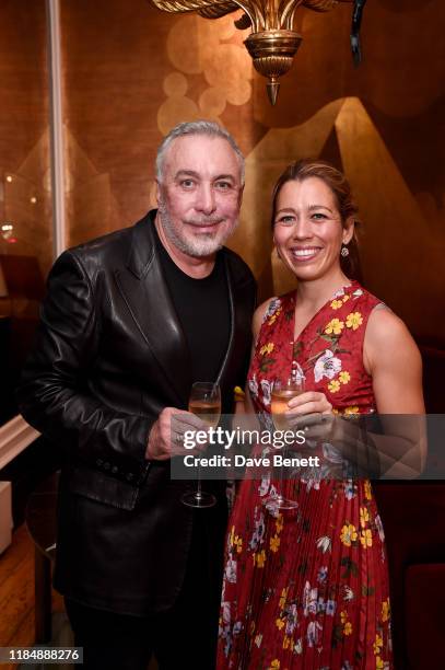 Sig Bergamin and Rachel Cecil Gurney attend the book signing cocktail party celebrating Brazilian designer, Sig Bergamin, hosted by De Gournay and...