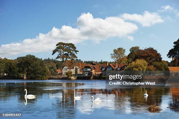 the beautiful beaulieu - hampshire england foto e immagini stock