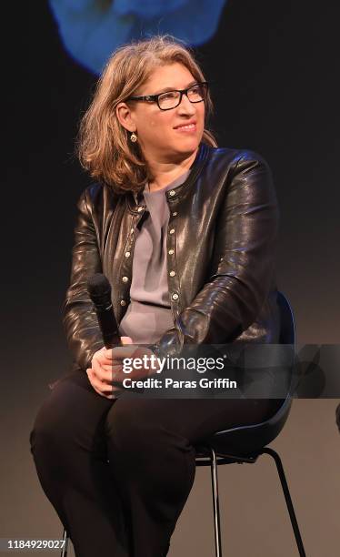 Lauren Greenfield speaks onstage at the Docs To Watch Roundtable during the 22nd SCAD Savannah Film Festival on November 01, 2019 at Lucas Theatre...