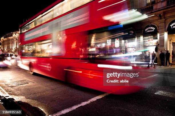 night london - immagine mossa stock pictures, royalty-free photos & images