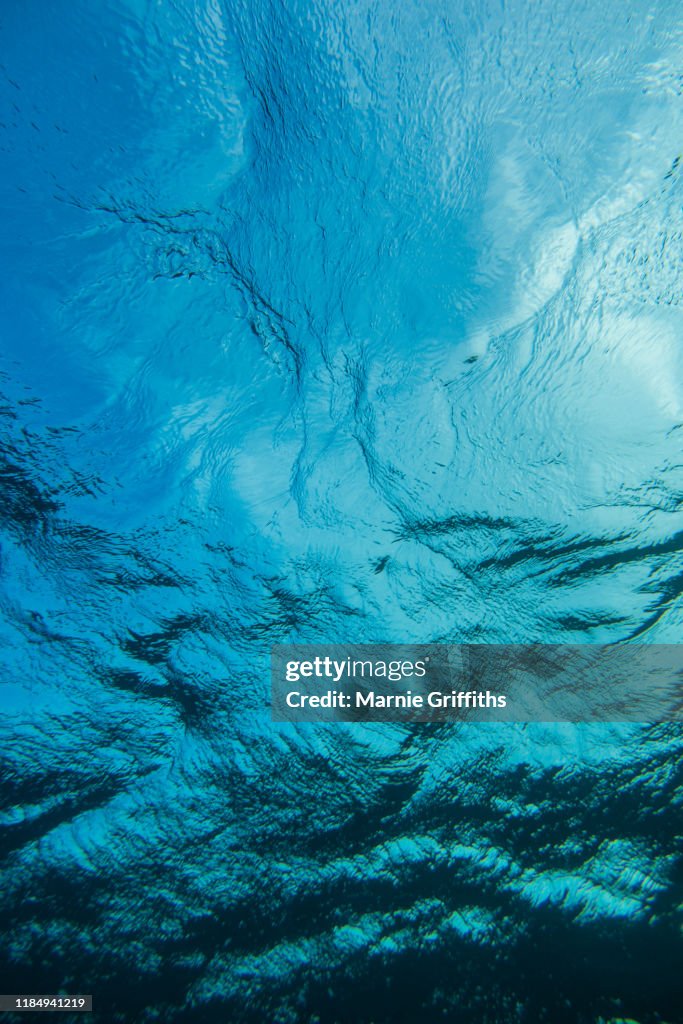 Abstract Water surface from below