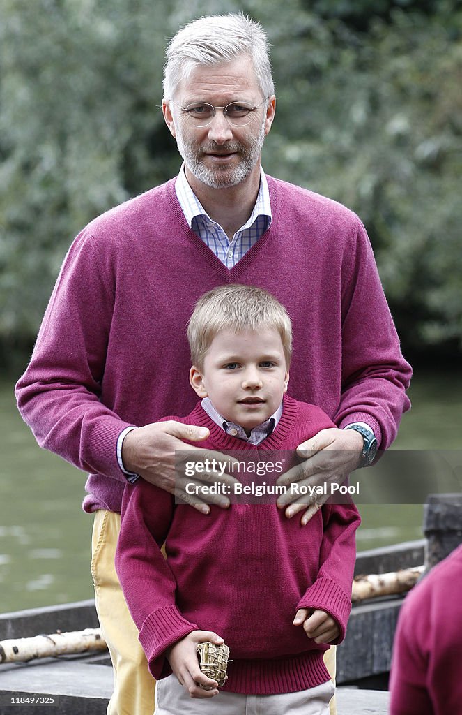 Belgian Royal Family - Holiday Photo Session in Hainaut
