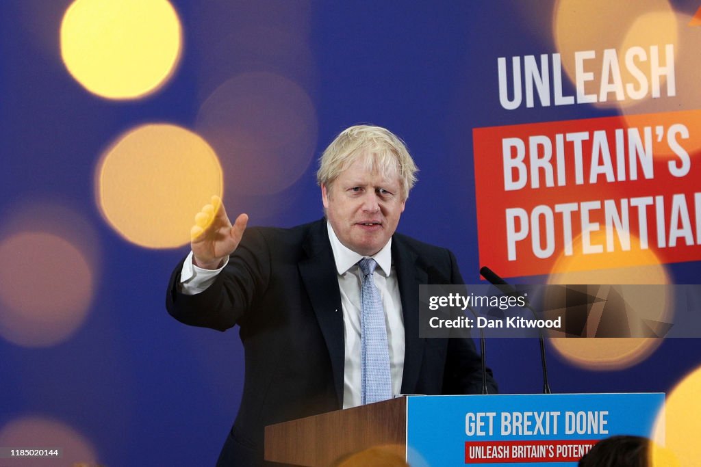 Boris Johnson Campaigns For The Conservatives In Cornwall