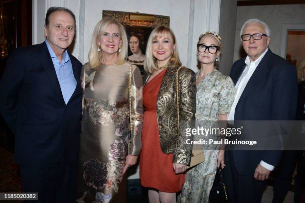 Jacques Acoca, Ruth Miller, Katlean de Monchy, Robin Cofer and Dominic D'Alleva attend Martin And Jean Shafiroff's Thanksgiving Cocktails In Honor Of...