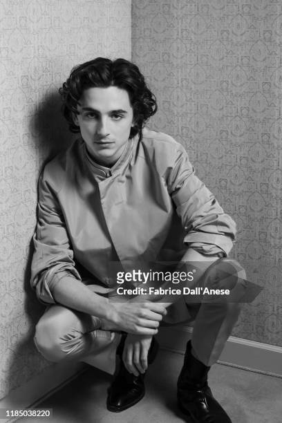 Actor Timothée Chalamet poses for a portrait on September 2, 2019 in Venice, Italy.