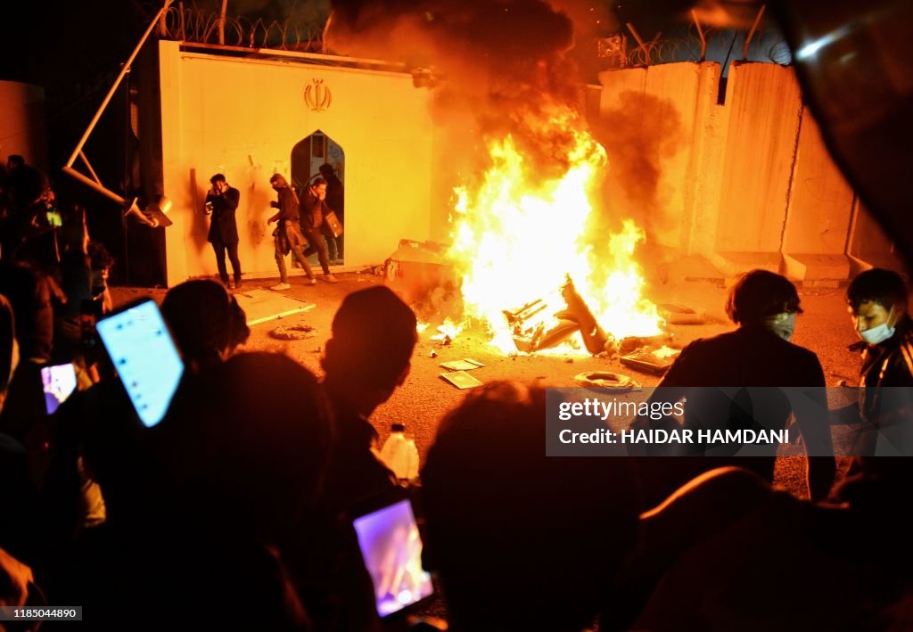 IRAQ-POLITICS-PROTESTS-IRAN