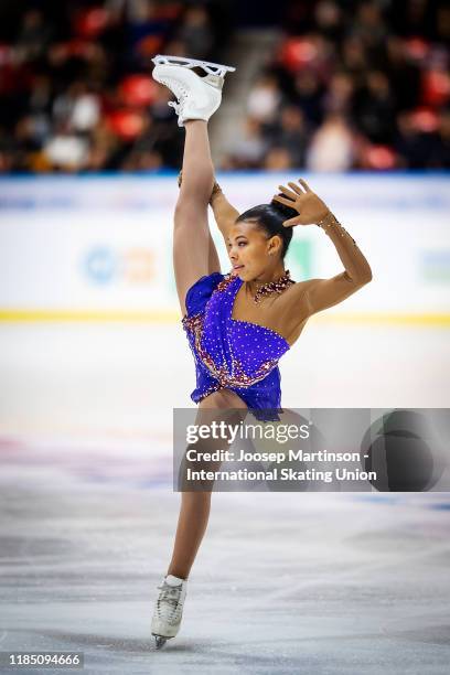 Starr Andrews of the United Statescompetes in the Ladies Free Skating during day 2 of the ISU Grand Prix of Figure Skating Internationaux de France...