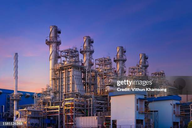 power plant,natural gas combined cycle power plant and turbine generator at industrial zone - energy industry heat steam stock pictures, royalty-free photos & images