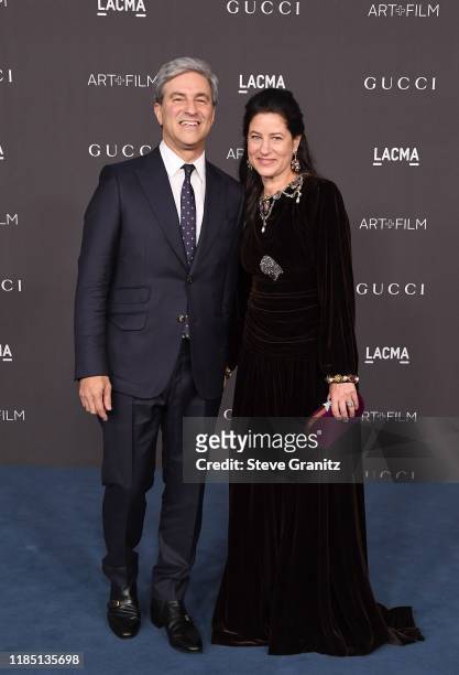 And Wallis Annenberg Director Michael Govan and Katherine Ross attend the 2019 LACMA Art + Film Gala Presented By Gucci at LACMA on November 02, 2019...