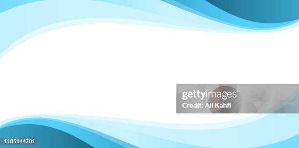 blue simple abstract background - wave swirl pattern stock illustrations
