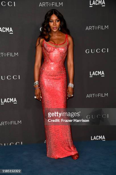 Naomi Campbell attends the 2019 LACMA Art + Film Gala Presented By Gucci at LACMA on November 02, 2019 in Los Angeles, California.