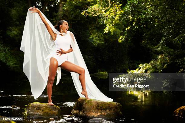 Singer Melanie Brown aka Mel B is photographed for Event magazine on July 27, 2019 near Leeds, England.