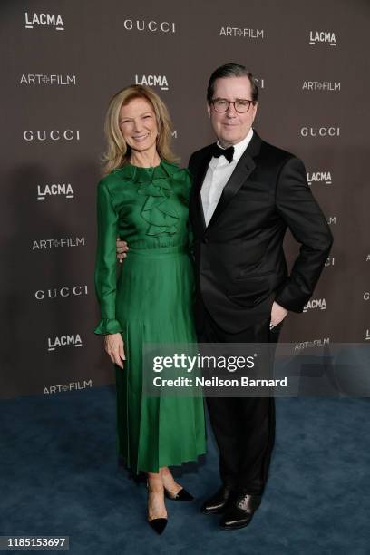 Of the Academy Motion Picture Arts and Sciences Dawn Hudson and David Rubin attend the 2019 LACMA Art + Film Gala Presented By Gucci at LACMA on...