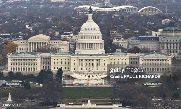The US Capitol is seen November 21 in Washington, DC. AFP Photo/Paul J. Richards