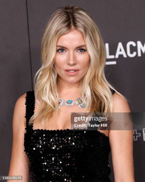 Sienna Miller attends the 2019 LACMA Art + Film Gala at LACMA on November 02, 2019 in Los Angeles, California.