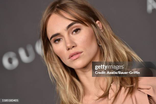 Suki Waterhouse attends the 2019 LACMA Art + Film Gala Presented By Gucci on November 02, 2019 in Los Angeles, California.