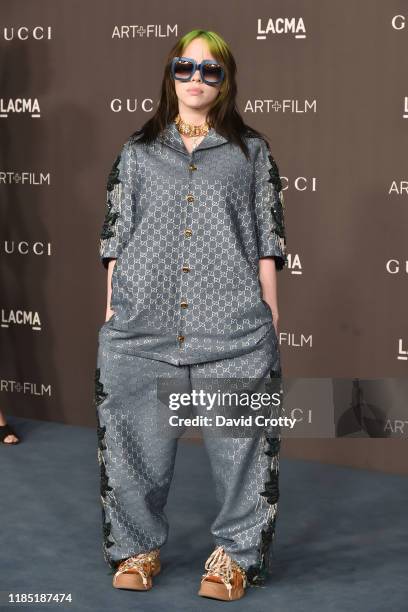 Billie Eilish attends the 2019 LACMA Art + Film Gala at LACMA on November 02, 2019 in Los Angeles, California.