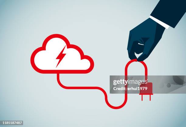 stockillustraties, clipart, cartoons en iconen met elektriciteit - stormbaan